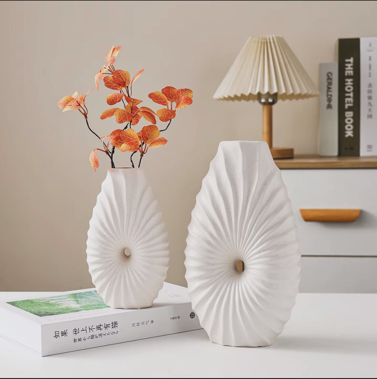 Pleated Handmade Vase
